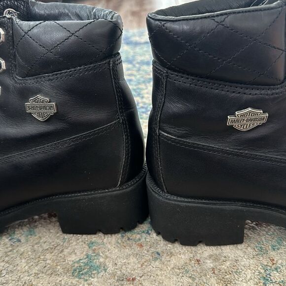 Ladies Harley Davidson Lace Up Leather Boots size 7.5 - Picture 5 of 8